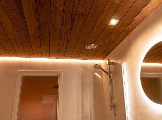 LedStore modernizó la iluminación del baño y la sauna LedStore modernizó la iluminación del baño y la sauna