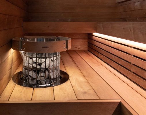 Iluminación relajante de la sauna Iluminación relajante de la sauna