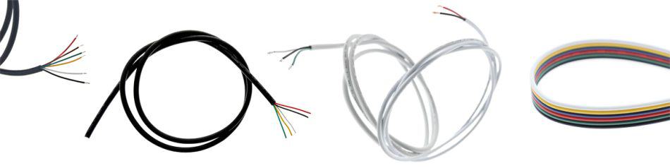 Cableado de luz LED - cables para diferentes sistemas de iluminación Cableado de luz LED - cables para diferentes sistemas de iluminación