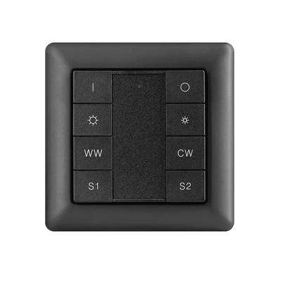 Dimmer LED inalámbrico - VaLO Zigbee, botón de control CCT Negro