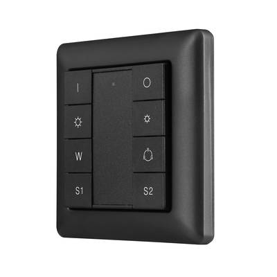 Dimmer LED inalámbrico - VaLO Zigbee, RGBW Botón de control Negro