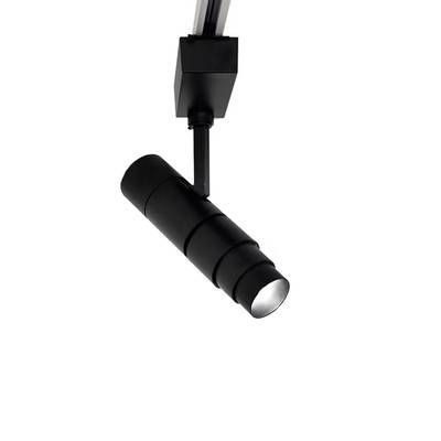 LUZ LED ZOOM, 3000K, regulable, 15W, CRI90, IP20, negro mate