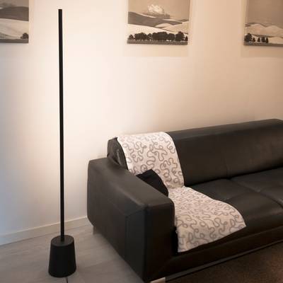 LED FLOOR LINE 1600, temperatura de color regulable, regulable, 16W, CRI90, IP21, negro mate