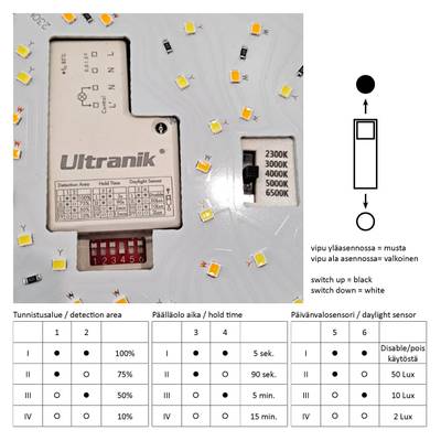 Instrucción del sensor de movimiento 275.