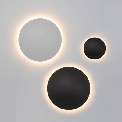 Juego de apliques Eclipse, 3 lámparas, regulable, temperatura de color regulable