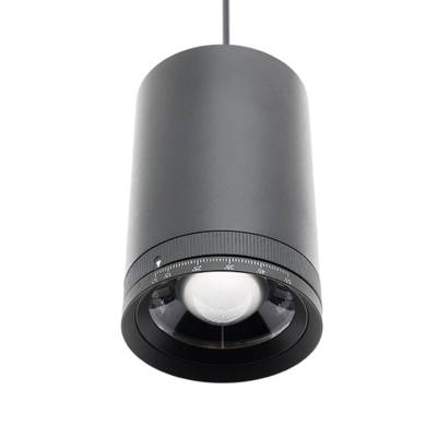 La luz para plantas FOKUS tiene un ángulo de apertura ajustable entre 10 y 55 grados por medio de un anillo de ajuste en la parte inferior de la luz.