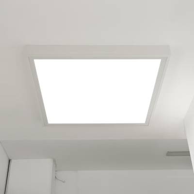 Recessed LED PANEL 600x600 — Surface mounted (50mm frame), screw assembled