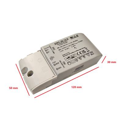 Esquema de una luminaria LED en forma de caja, dimensiones 145 mm x 56 mm x 19 mm, orificios de montaje redondos en las esquinas para facilitar la instalación.