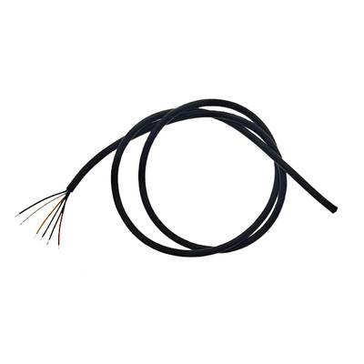 1m cable, 6-pole 6x0,32mm², double insulated RGB+CCT, black