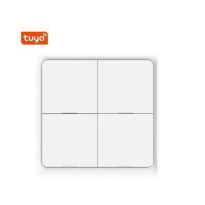 Tuya wireless push button 4 part white