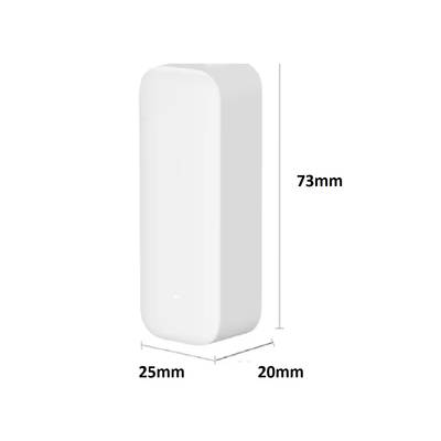 Accesorio de iluminación LED, blanco rectangular, bordes redondeados, dimensiones 73mm x 25mm x 20mm, ideal para soluciones de iluminación modernas.