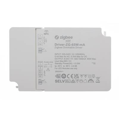 VaLO Adjustable 500-1500mA DRIVER 65W with built-in Zigbee receiver