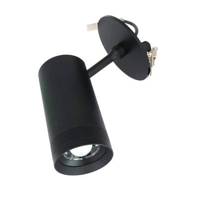 LED FOKUS RECESSED - temperatura de color regulable, regulable, 7W, CRI98, IP20, negro mate