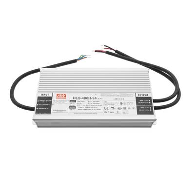 Fuente de alimentación LED 24V, 480W, Mean Well, IP65