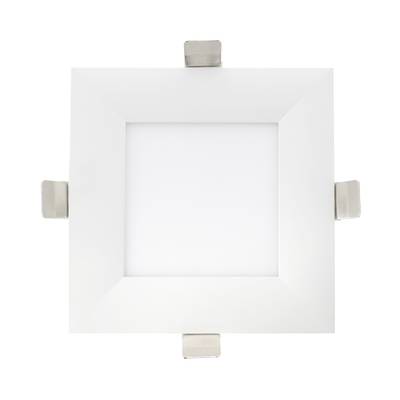 Dibujo técnico de panel LED redondo y cuadrado, recorte 130x130mm, tamaño 145x145mm, altura 20/30mm.