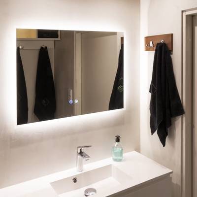 Luminaria LED para espejos de baño - HALO 800 CCT 2.0, estanca IP55, 14W, 3000-4300-6900K, alto CRI97, horizontal