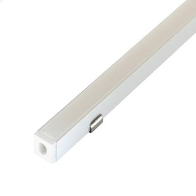 MINI perfil de aluminio para tira SOLO led, 2 m, montaje en superficie, blanco