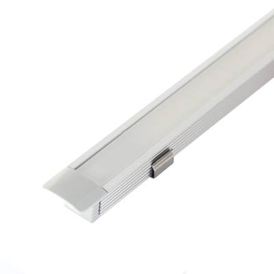 Recessed LED strip aluminium PROFILE 2m, brushed aluminium