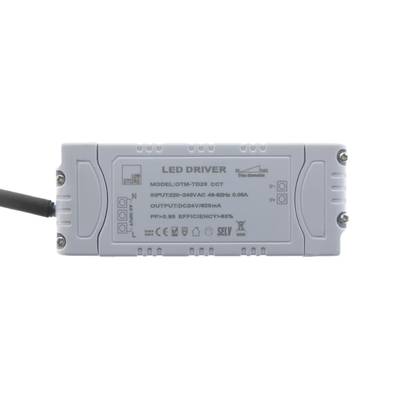 Transformador Led 15W 24V gris con bornes de tornillo