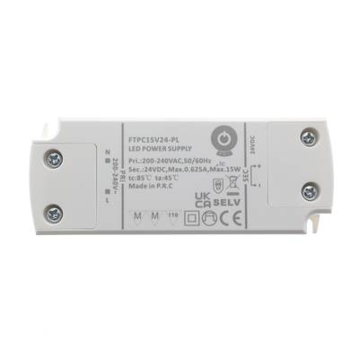 Driver LED blanco rectangular, especificaciones y marcas de certificación, componente de iluminación para luminarias