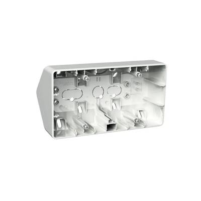 Caja de montaje en superficie Schneider Exxact Corner - Blanco