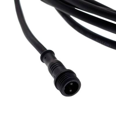 Conector rápido de goma para cables.