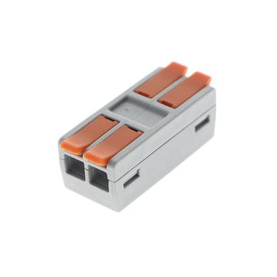 Conector de palanca 2x2 (Wago) para extender cintas de leds