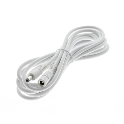 cable de 3m entre tira led y transformador, blanco