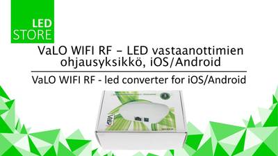 Control de iluminación LED WiFi RF para Android/iOS - VaLO Unboxing LedStore.fi