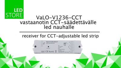LedStore.fi VaLO-V1236-CCT receptor para CCT ajustable led strip