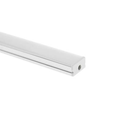 Perfil de aluminio para tira led 16x9,5x3000mm, montaje en superficie, IP65, blanco