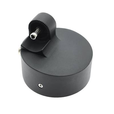 Cabezal de trípode panorámico giratorio negro de primera calidad con ajuste de engranaje - ideal para fotografía y videografía profesional.