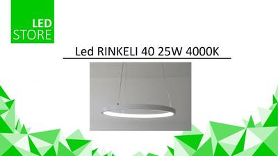 Luminaria LED de suspensión - RINKELI 40 CCT, 25W, regulable, 3000-4000-5500K Luminaria LED de suspensión - RINKELI 40 CCT, 25W, regulable, 3000-4000-5500K