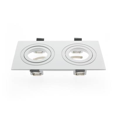 FLIP portalámpara doble + casquillo GU10/MR16, IP21, blanco FLIP portalámpara doble + casquillo GU10/MR16, IP21, blanco