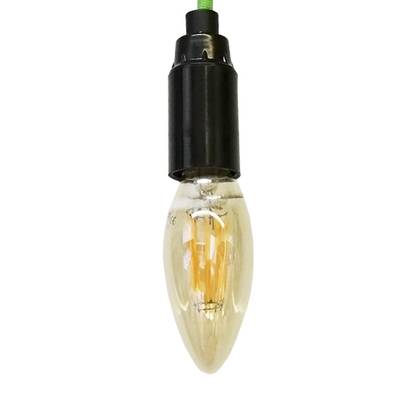 Bombilla LED E14 - VELA, cobre, 6W, 2700K