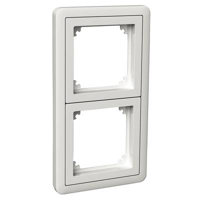 Schneider Exxact Combi Frame 2 piezas con adaptador Blanco Schneider Exxact Combi Frame 2 piezas con adaptador Blanco
