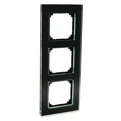 Schneider Exxact Marco 3 Piezas Vidrio Sólido Negro
