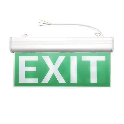 Salida de emergencia colgante EXIT Luz LED con batería de reserva incorporada, 5W, 230V Salida de emergencia colgante EXIT Luz LED con batería de reserva incorporada, 5W, 230V