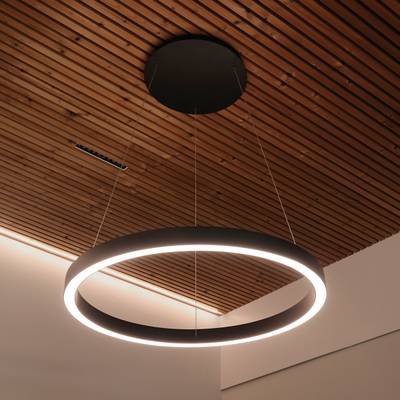 LED SIDE LIGHT HOOP, temperatura de color regulable, regulable, 25W+15W, CRI95, IP44, negro mate