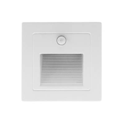LED KULKIJALIGHT, empotrable, regulador de intensidad, sensor de movimiento, 3W, CRI86, IP55, blanco mate