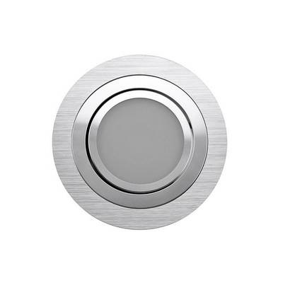 Downlight LED - CIRCULAR R033, CCT IP44, 2700-4000-5600K orientable, regulable y direccional 9W, aluminio cepillado CRI91