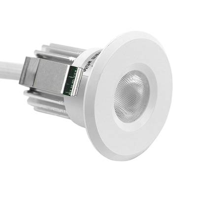 LED 102 downlight kit 3W spot, para lugares húmedos, blanco, 3000K