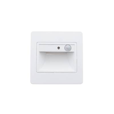 LUZ DE FONDO LED CULKURI, empotrable, regulador de intensidad, sensor de movimiento, 1W, IP21, blanco mate