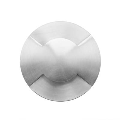Moderno macetero redondo de acero inoxidable de LED Lighting, un diseño minimalista y elegante para espacios contemporáneos.