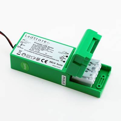 Transformador plafond led verde, regulable TRIAC. Encadenable