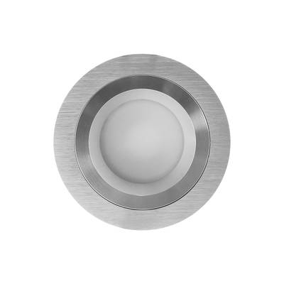 Downlight LED - CLEAR R023, IP54, CCT 2700-4000-5600K regulable, 9W, aluminio cepillado, CRI98