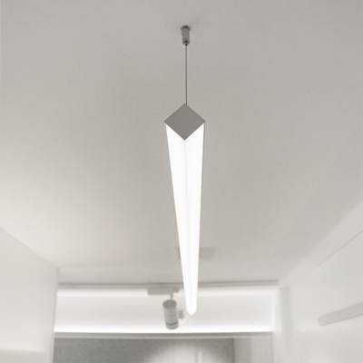 Lámpara colgante LED de oficina - WIRE, blanco mate, 42W, 4000K