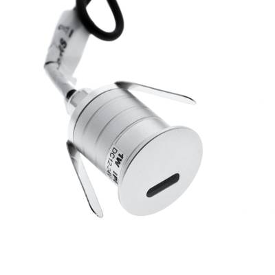 Foco led para sauna, empotrable, 1W, 100 lm, cuña ancha