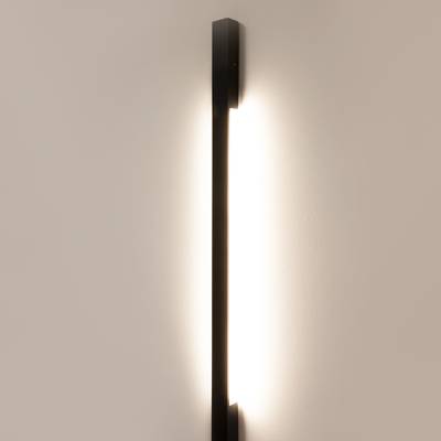 LED SIGN LINE 900, 3000K, 8.4W, CRI80, IP44, negro mate