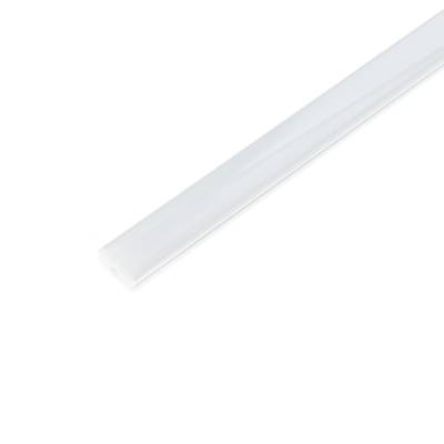 Perfil de aluminio para tira led 8x17x2000mm bajo, montaje en superficie, blanco